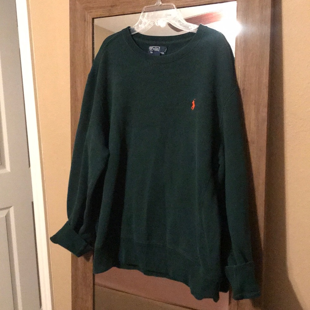 Green Polo pullover!